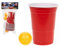 Widdle Gifts- PMS Lot de 18 Verres de bière-Pong dans Un Sac en polypropylène avec Carte en-tête, 12 Tasses/6 balles, 5037241262428
