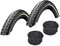 Set: 2 x Continental Fahrrad Reifen Ride Tour Reflex 24x1.75/47-507 + Conti SCHLÄUCHE Autoventil