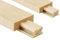 Center Mount Classic Traditionelle Holz Schublade Slide Schubladenauszüge Auszug 2PAC