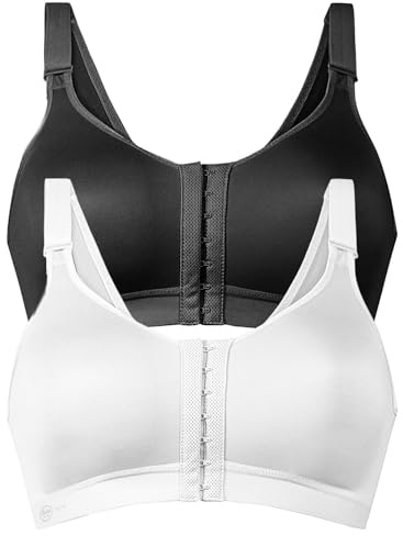 Anita 2er Pack Sport-BH Frontline Open 5523 Gr. 95B in 1xschwarz 1xweiß