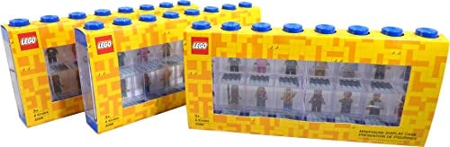 ROOM COPENHAGEN Lego 4066 - Minifigurenvitrine 16, blau, L