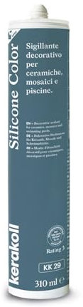 Kerakoll SILICONE COLOR KK29 sigillante decorativo piastrelle ceramiche mosaici e piscine 310 ML
