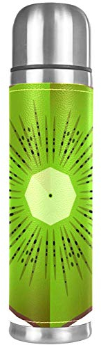 Kiwi Fruit Umbrella Print Stainless Steel Vacuum Flask Insulated Water Bottle 500 ML
