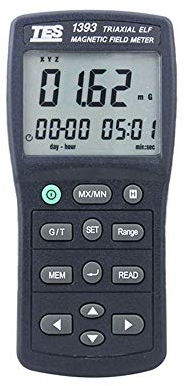Hanchen Trifield EMF Messgerät Elektromagnet Feld Strahlung Meter 3-Achsen Niederfrequenz RF Tester für Haushaltsgeräte Mobiltelefon PC 5G-Strahlung Detektor
