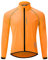 WOSAWE Herren-Fahrradjacke, Winddichte Radjacke Ultraleichte Sportbekleidung mit Reflektierendem Träger und Atmungsaktivem Mesh (Orange XL)