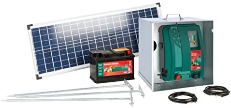 Kerbl Starterset Weidezaungerät AN6000 mit Solar 441137
