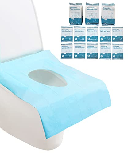 JITTY Einweg-Toilettensitzbezüge (30 Stück), XL, Dick, Wasserdicht, Einweg-Toilettensitzbezug für Büro, Hotel, Reisen, öffentliche Toilette, Camping, Kinder-Töpfchentraining