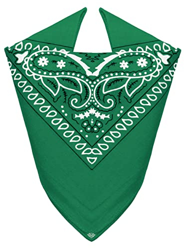 Van Der Rich ® - Bandanas aus 100% Baumwolle Kopftuch für Herren Damen (Tannen, One Size)
