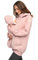MijaCulture 3in1 Tragejacke Umstandspullover für Tragetuch für Babytrage Kängurujacke 4132 (Rosa, M)