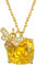 GNOCE Halskette Glitzernde Honigbiene Halskette 925 Sterling Silber 18K Gold Plated Anhänger Halskette für Teenager Mädchen Braut Frauen Schmuck Valentinstag Muttertag Geschenk