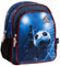 Ragusa-Trade Kinder Mädchen Jungen Fussball Soccer Football Rucksack Kinderrucksack Kindergartenrucksack (PI19) mit Hauptfach und Nebenfach Getränkenetz, 29 x 24 x 14 cm, blau