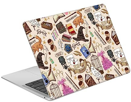 Head Case Designs Offizielle Harry Potter Hogwarts Muster Grafiken Vinyl Haut Aufkleber Abziehbild Abdeckung kompatibel mit MacBook Air 13.3 A1932/A2179