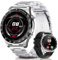 RollsTimi Smartwatch Herren mit Telefonfunktion, 1,43 AMOLED HD Fitness Tracker mit Schlaf-Pulsmesser, 107 Trainingsmodi, IP68 Wasserdichter Activity Tracker, Kompatibel mit Android ios.