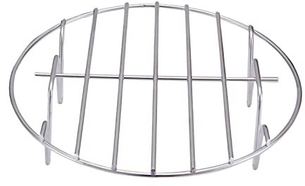 Griglia per cottura friggitrice ad aria accessori griglia in acciaio inox rotonda torrefazione rack lavabile in lavastoviglie per friggitrice ad aria forno pentola, pentola a pressione