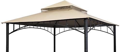 SCOCANOPY Ersatzdach, kompatibel mit Target Madaga Pavillon 10x10 Modell L-GZ136PST (Hellbeige)