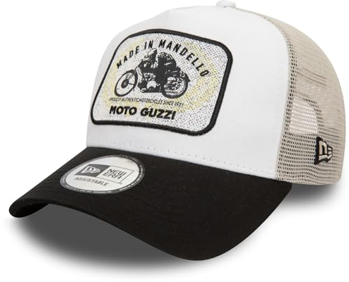 New Era A-Frame Trucker Cap Heritage Moto Guzzi Stone beige