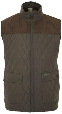 U.S Trading Champion Mens Country Estate Arundel Fleece Lined BodyWarmer Gilet (UK, Alpha, 4XL, Regular, Regular, Olive)