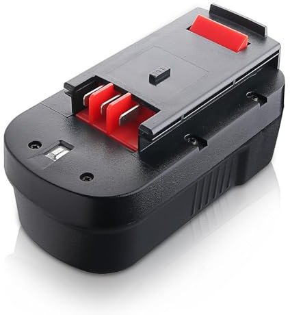 HPB18 18V 4,8Ah NI-MH Akku Ersatzakku für Black+Decker Kompatibel mit Black+Decker 18V Akku A18 A1718 A18NH EPC18 FSB18 FS180BX A18E HPB18 NST2118
