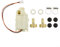 Pompe de circulation d'eau chaude à énergie solaire 12 V, silencieuse, 100 °C, débit 8 l/min, pour étang et fontaine, blanc, avec raccord en laiton et pinces en acier inoxydable, pompe à eau chaude