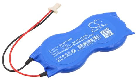 TECHTEK Battery 200mAh compatible with [Raymarine] Micronet Wind Transmitter, T120, T125 replaces TA125