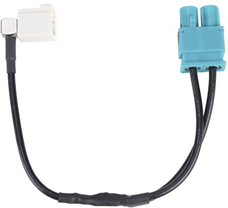 2 Bis 1 MIB -Antennenadapter für RCD330G RCD330 RCN210 RCD510, Stabiler Auto -Audio -Kabelbaum, Direktstecker, für Desay, Funkantennenadapter, Material: Plastik + Metall, Farbe: