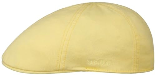 Stetson Texas Cotton Flatcap UV Schutz 40+ Unifarbene Schirmmütze Frühjahr Sommer