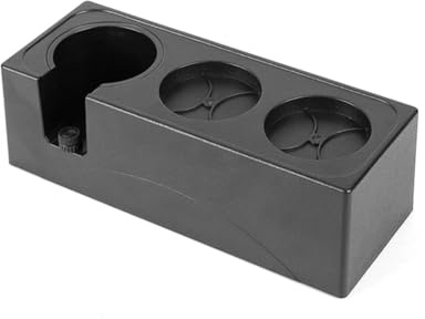 Flaroey Espresso Machine Powder Holder, Coffee Storage Holder, Handle Support Stand, Espresso Machine Accessories Black
