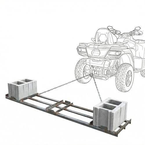 Garvee Erpice Trainato da 122x51 cm (48x20 Pollici), Livellatore per Prato in Acciaio Q235 Pesante con Barre Regolabili, Rastrello per Livellamento Ghiaia e Terreno per ATV, UTV e Trattorini, Nero