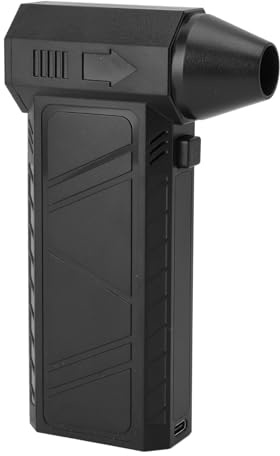 Leftwei Soplador de Ventilador Turbo, Secador de Pelo de Mano Ajustable de Varias Velocidades, Silencioso, de Alta Velocidad, para Uso Personal, Diseño Compacto de 130000rpm