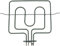 Heizung Heizelement Backofenheizung Oberhitze 1200W Grill 1100W Backofen Herd Ofen 230V Arcelik Beko 262900030 Altus Arctic Blomberg ElektraBregenz Grundig Leisure