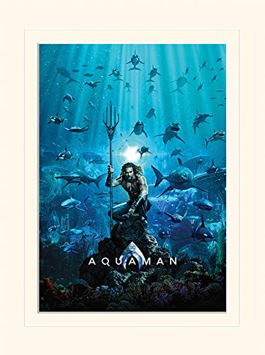 Aquaman LMP12397P Kunstdrucke, Mehrfarbig, 30 x 40cm