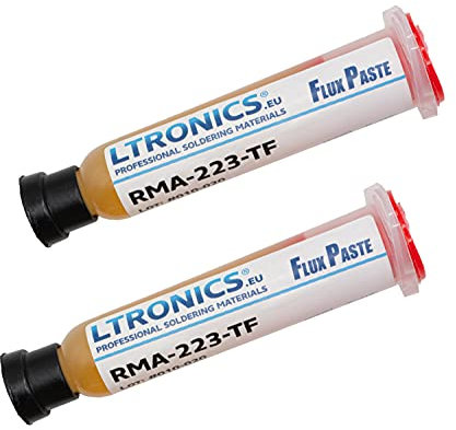 LTronics RMA-223 Flux Grease Paste 10cc siringa per saldatura BGA SMD – Confezione da 2