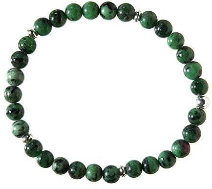 Rubin-Zoisit Stretch Armband Gummizug