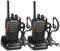Walkie Talkie Recargable, 16 Canales PMR446 Walky Talky, Profecionales CTCSS DCS 3KM Radiocomunicación, con Auricular Incorporado Antorcha de LED, 1 Pare