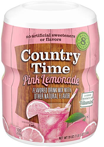 Country Time Mélange à boisson limonade rose, 538 g