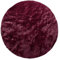 Paco Home Hochflor Teppich Rund Wohnzimmer Schlafzimmer rutschfest Shaggy Modern Flauschig Einfarbig Langflor Kunstfell, Grösse:120 cm Rund, Farbe:Lila