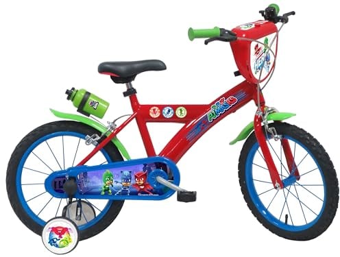 PJ Masks Babys (Jungen) Fahrrad 16 Zoll Kinderfahrrad, rot