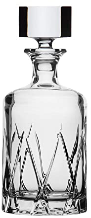 ARNSTADT KRISTALL Whisky Karaffe London (25cm) - Kristallglas mundgeblasen · von Hand geschliffen · Handmade in Germany