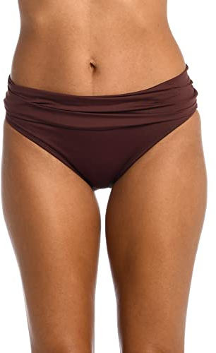 La Blanca Damen Island Goddess Hipster-Badeanzughose mit Band Bikini-Unterteile, Java, 16