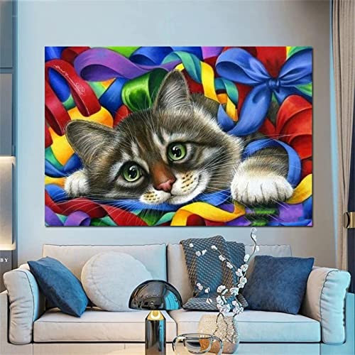 Diamond Painting Set Full Bänder Kat. Nr DIY Diamant Malerei Bilder,5D Diamant Gemälde Strass Stickerei Kreuzstich Set,Diamant malerei Kits Malen Nach Zahlen für Home Wall Decor 60x80cm