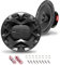KIT SET PER BOSS AUDIO SYSTEMS CH6530B 2 altoparlanti coassiali a 3 vie da 16,5 cm 6,5 150 watt rms 300 watt max sospensioni in gomma, a coppia + 5 sticker omaggio