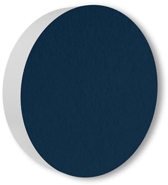 platino24 Akustikpaneel Colore Kreis Ø 55 cm – Wand & Decke – Nachtblau | Schalldämmung für Wand & Decke – aus Basotect G+ & Filz à 55cm Durchmesser & 5cm Dicke – Montage ohne Werkzeug mit Klebepads