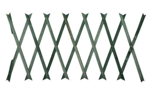 Garden Mile Wooden Trellis Expandable Garden Wall Trellis - Garden Accessories Outdoor Fencing Support Climber Plants - Green Trellis Fence Plant Partitioning - Durable Outdoor Plant Support