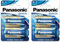 PANASONIC Confezione da 2 blister da 2 batterie Evolta D Mono LR20-1,5 V
