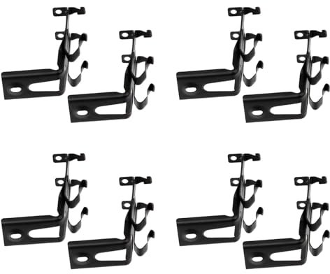 Xptieeck 4x Garagentor 041-0136/41A5034 Sicherheitssensor-Austauschsatz, Garagentor-Reparatur-Ersatzteil, Garagensensor-Halterungen