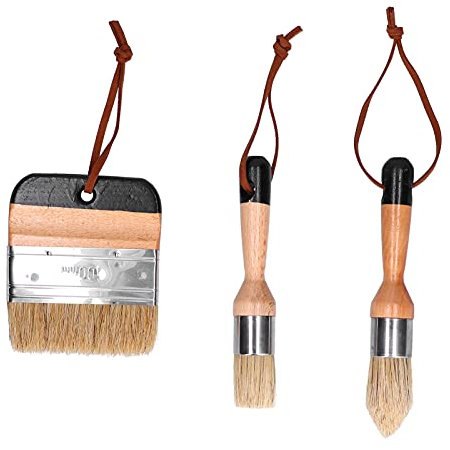 MOUMOUTS Farb bürste, ergonomisch gestaltete Multifunktion ale Wachs bürste für Holz möbel Heim Dekoration
