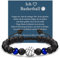 FAOMZQ Basketball Geschenke Jungen, Basketball Armband für Junge Teenager, Geschenk für Jungs Sohn Bruder Neffe Enkel zum Geburtstag Einschulung Abschluss Weihnachten
