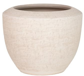 Macetero Ceramica Blanca 21X21X30 Cm
