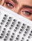 Cluster Lashes Wimpern Extensions Einzelne Wimpern Lash Clusters Mixed 8-13mm Eyelashes Cat Eye D Curl Vorgefertigte Linke Und Rechte Lashes Cluster Siligli DIY Lash Extensions Thin Band 8 Paar