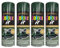SDMAX NATO Green Spray Paint, Durable & Matte Finish, Quick Drying, Long Lasting, Non-Cracking, Easy To Use, Lightweight And Portable, Interior And Exterior Use, 250 ml (4PCS)